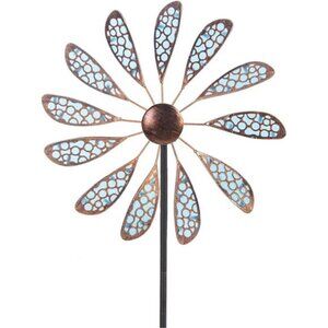 Outdoor Wind Spinner 33" Metal Wind Sculpture Waterproof